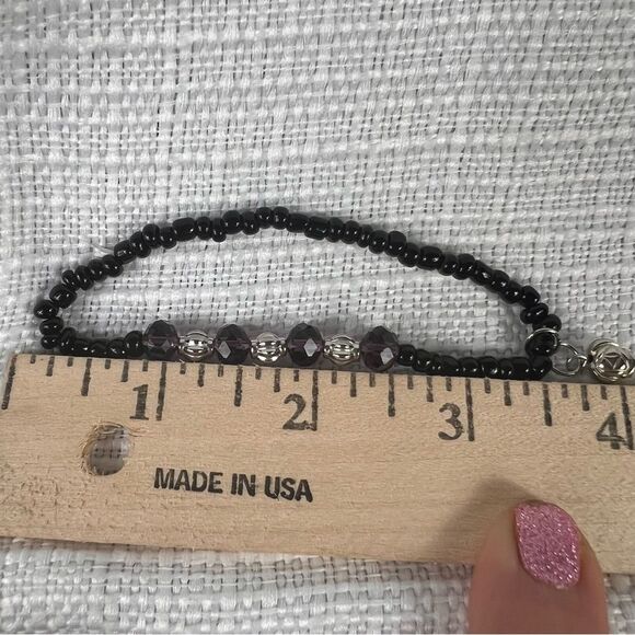 New 4 Bracelet Set Skyline Collection Purple Black Charm - Picture 7 of 10